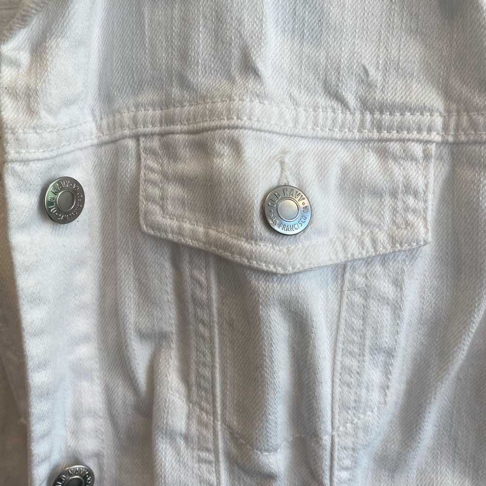 White Jean Jacket - Picture 3 of 6
